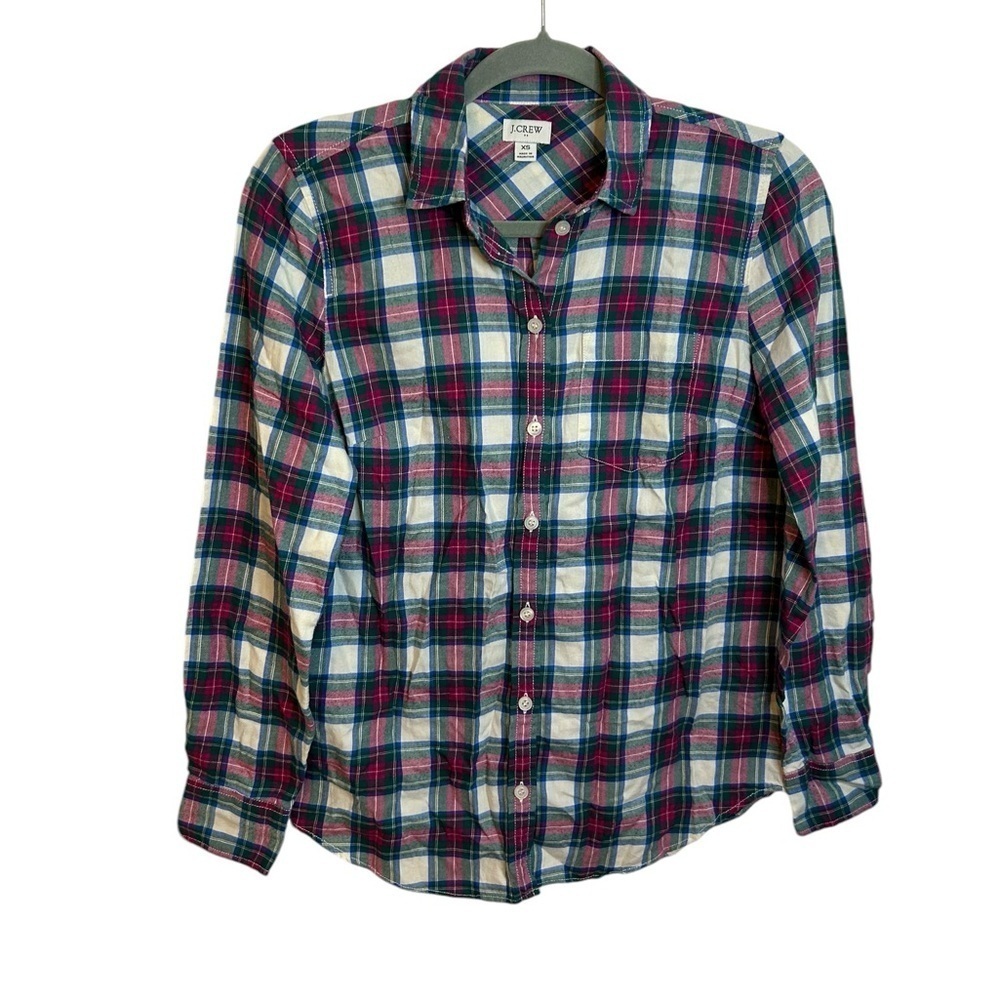 J.Crew Boyfriend Fit Plaid Flannel